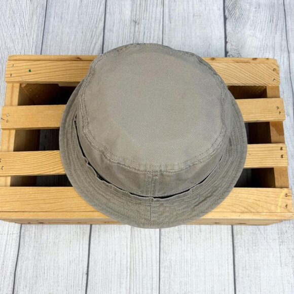 Timberland Tan Cotton Bucket Boonie Hat with Foliage Band L - Picture 4 of 6